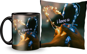 Fifth and Moon Mug, Cushion Gift Set