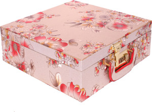 N A PURSE Wooden One Piece Four Rod Bangle Storage Box with Lock System Bangle storage box Bangle Storage box Vanity Box