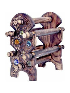 Shuffle SHF733GEU7 Wooden Bangle Holder Vanity Box