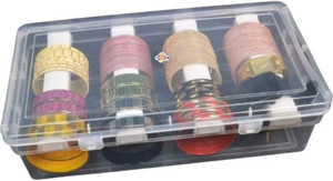 SHIVAYENTP Adjustable 4 rod Bangle Box Jewellery, Bangles, Transparent Box Bangle Vanity Box