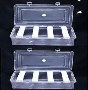 DaniyaSupplier 4 rod Bangle Box Jewellery,Wrist Watch,Hair Bands Scrunchies Accessories pck 2 Jewellery Box For Travelling,Bride,Chudi Organizer For Storage Vanity Box