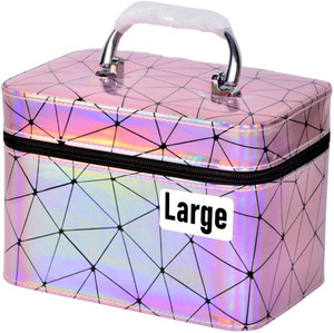 क्विक शेल MEDIUM SIZE VANITY BOX FOR COSMETICS,MAKEUP & JEWELLERY मेकअप , कॉसमेटिक्स और ज्वेलरी वैनिटी बॉक्स