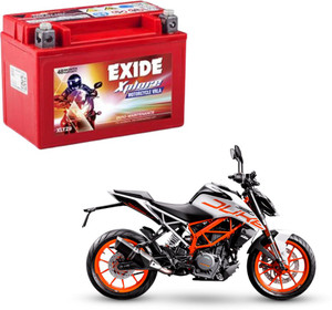 EXIDE Xplore XLTZ9 Duke 390 Ah Battery for Bike Price in India - Main Image