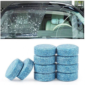 SRK TREADING glass cleaning Tablets Window Cleaner Glass Wash Cleaning tablet pack of 10 Tablet Concentrate Vehicle Glass Cleaner 10 g
