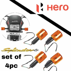 BIKEBLOOM Side, Rear, Front Incandescent Indicator Light for Hero