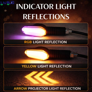 LIU HJG Side LED Indicator Light for Universal For Bike Universal For Bike