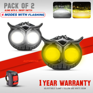 automunk 3 LED K1 MINI DRIVE FOG LIGHT Fog Lamp Car, Motorbike LED (12 V, 20 W)