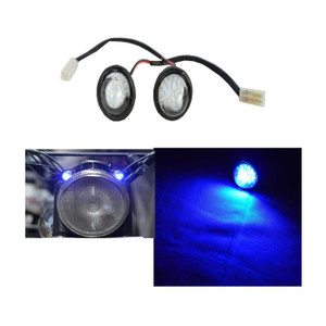 Autobrand Royal Parking Eyes Light for RE Classic 350, 500, Chrome, - Image 1