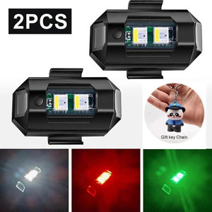 Giinix Position Wireless Light Reversing Light Car, Motorbike 2PC Drone LED Flash LED Dash Light Car, Motorbike LED (12 V, 10 W)