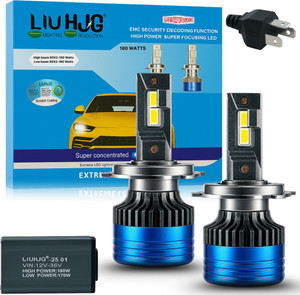 LIU HJG White LED 180W H4 Headlight Bulb - Image 6