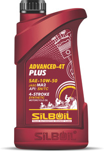 SILBOIL ADVANCED 4T -PLUS 10W-50 ( API: SN/TC) ( JASO: MA-2) High Performance फुल सिंथेटिक इंजन ऑइल