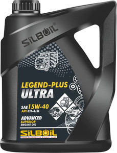 SILBOIL LEGEND-PLUS ULTRA SAE 15W-40 (API SL/CH-4 Certified) | Advanced High-Mileage Multi-Grade Engine Oil