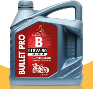 Aeronix Bullet Pro 15W-50 API-SN Synthetic Engine oil For heavy duty Bikes Heavy Duty Engine Oil