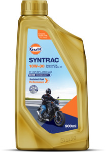 Gulf SYNTRAC 10W-30 4T Engine Oil 1L - Image 6