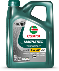 Castrol MAGNATEC 5W-30 API SP ACEA C2 | NON-STOP PROTECTION FROM EVERY START Full-Synthetic Engine Oil