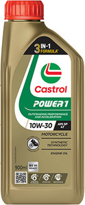 Castrol POWER1 10W-30 4T Engine Oil for High Performance Bikes|3-in-1 Synthetic Technology|BS VI Ready Full-Synthetic Engine Oil