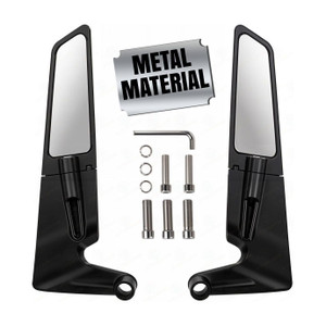 GEO Manual Rear View Mirror for Yamaha, KTM, Bajaj, Universal Bike - Image 1