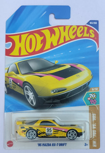 HOT WHEELS HW 70 VS 90S 9/10 95 MAZDA RX-7 DRIFT TOY CAR - HW 70