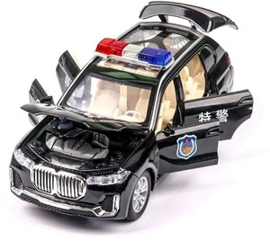 venimall Exclusive Alloy Metal Pull Back Die-cast Car 1:32 X7 Police