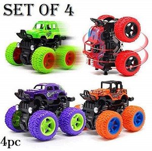 Neel Mini Monster Trucks Friction Powered Cars for Kids Big Rubber Tires Baby Boys Super Cars Blaze Truck Children Gift Toys Mini Rock Crawler