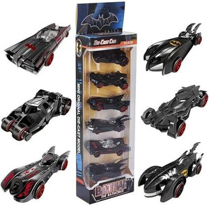 Bestie Toys Bat Hero Car Mini Model Car Metal Cars Set Push N Go 6 Pc Vehicles, Racing Cars