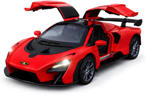 Zoddler Die Cast 1:36 Scale Mclaren Super Toy Car For Kids - Light & Sound Openable Door