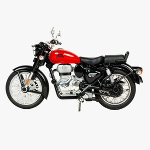 centy Royal Enfield Classic 350 Scale Model With 3 Colored Fuel Tank Pull Back Toy