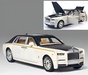 Toyco 1:32 Scale Royce Phamton Alloy Metal DieCast Car Toy (Open Door & Pull Back)