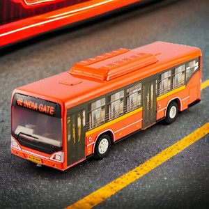 SARASI Famous Low Floor Pull Back Bus For Kids, Collection, Gifts Most Modern CNG Bus