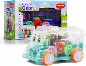 Aditi Toys Mini School Bus Sound Effects, Battery Operated Educational Vehicle