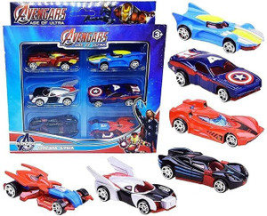 Storex Collection Hot Diecast Metal Car Set Models Collection of Toy Avengers Cars