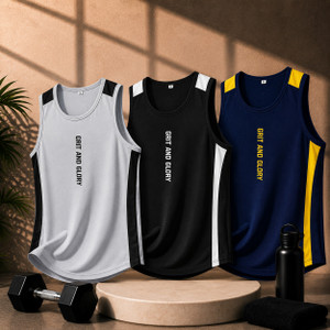 R ROCKIN TEES Men Vest