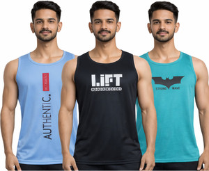 Bhadawar creations Typography Men Round Neck Multicolor T-Shirt