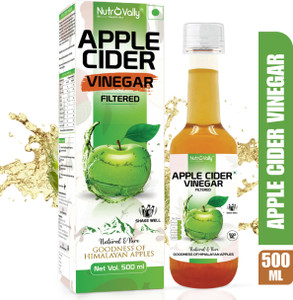 NutroVally Apple Cider Vinegar for Weight Loss|100% Pure Himalayan Apples|Filtered ACV Vinegar