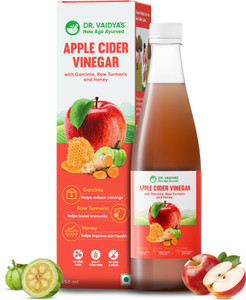 DR. VAIDYA'S Apple Cider Vinegar - With Garcinia, Raw Turmeric & Honey Vinegar