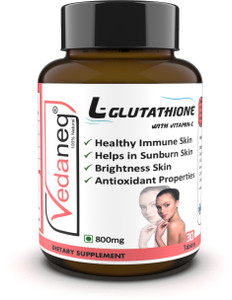 VedaneQ L-Glutathione tablet for skin Hair and Nail 800 mg Price in India