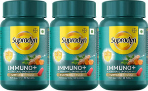 Supradyn Multivitamin,Immunity Booster Vit C, Vit D, Zinc, 30 Tablets x pack of 3