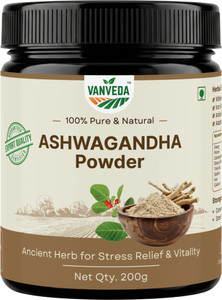Vanveda Ashwagandha Powder | Herbal Supplement | Immunity Booster