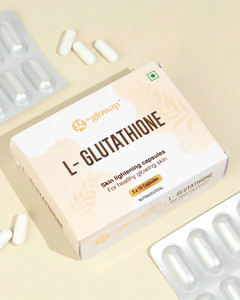 HK Glowup L- Glutathione Skin Lightening Capsules For Healthy Glowing Skin  & Hair Growth Price in India