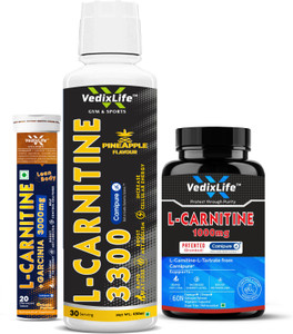 which is better l carnitine liquid or tablet VedixLife Weight Loss Kit | L-Carnitine Liquid, Capsule, Effervescent Tablet  Price in India - Buy VedixLife Weight Loss Kit