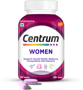 Centrum Women|Supports Overall Health (Veg) |World's No.1 Multivitamin