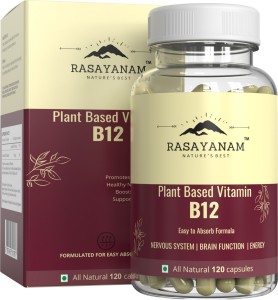 Rasayanam Plant Based Vitamin B12 supplement | Supports Nervous System for vegetarians