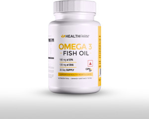 HEALTHFARM Elite Series Omega-3 Fish oil soft gel capsules Support healthy heart and joint