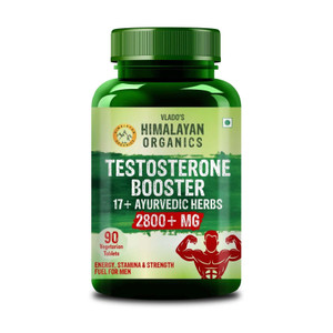 Vlado's Himalayan Organics Testosterone Booster 2800mg 17+ Herbs | Boost Strength, Stamina,& Muscle Growth