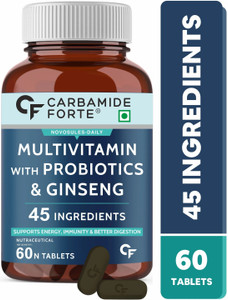 CARBAMIDE FORTE Multivitamin for Men & Women with Probiotics | Multivitamin Tablets