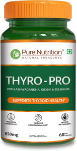 Pure Nutrition Thyro-Pro with Ashwagandha & Selenium | Thyroid Care