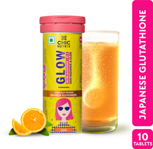 Chicnutrix Glow - Japanese Glutathione & Vitamin C for bright & even skin Price in India - Buy Chicnutrix Glow