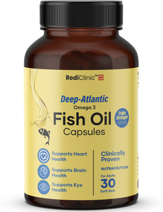 RediClinic Fish Oil Capsules Triple Strength 2500mg EPA- 892mg,DHA-594mg