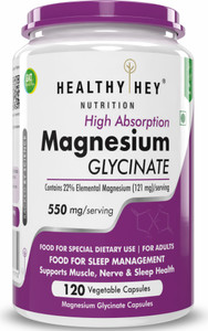 GRAB: HealthyHey Magnesium Glycinate (120 Capsules) @ 649