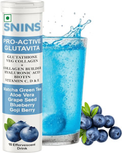 SNINS Pro-Active Glutavita Glutathione 500 mg & Pure Veg Collagen 500 mg  for Skin Glow Price in India - Buy SNINS Pro-Active Glutavita Glutathione  500 mg & Pure Veg Collagen 500 mg